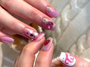 シェリーラメール 新宿店(cherie la mer)/ピンクネイル