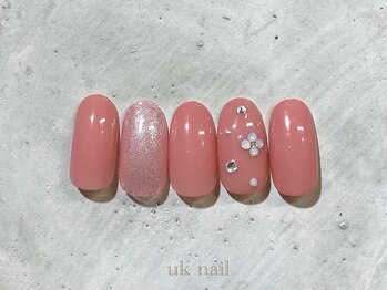 ユーケーネイル(uk nail)/シンプルアート6000円