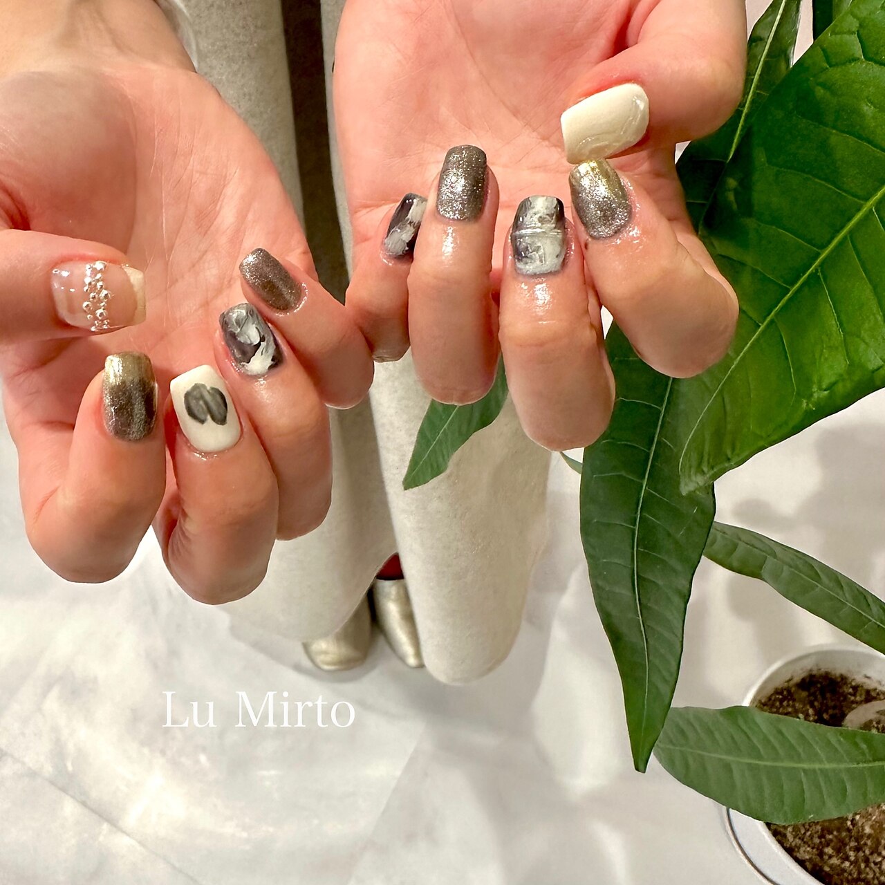 【再来/フィルイン】(オフ別途)人気No.1☆10本アート \8,700