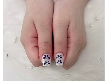 ジェー エス シー ネイル(J.S.C.nail)/リボンネイル/手書きネイル