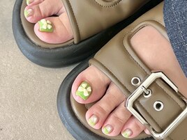 【夏】リボンネイル