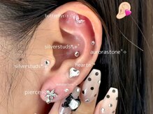 耳つぼジュエリー【四ツ橋ワンホン/マグネット/持ち込みフット】