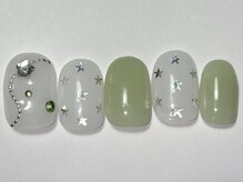 ネイルメゾン 渋谷店(NAIL MAISON)/チェーン星ドット¥6500