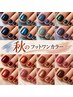 自他店オフ無料【フット】秋色ワンカラー マグネットOK￥6000