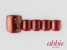 ネイルサロンアビー 北千住店(abbie)/フットブラウンミラー￥11814