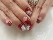 プルミエ ネイル(Premier Nail)/手描きフラワー☆お持込み