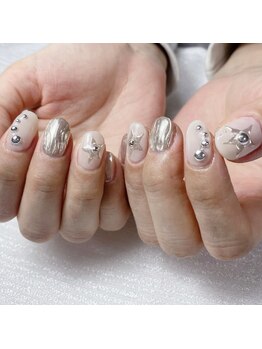 エムネイル(emu.nail)/星×シルバーネイル