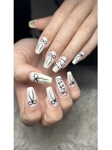 レディスペネイル ノマエ 名駅店(Redispe nail nomae)/手書きリボン
