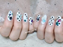 カラフルストーンネイル