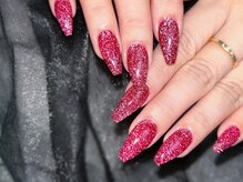 ケー 渋谷店(K)/赤フラッシュネイル☆