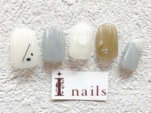 アイネイルズ 梅田店(I nails)/シンプルニュアンス韓国￥7700