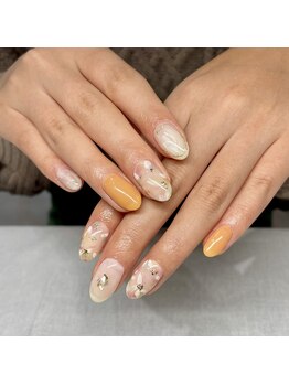 ミントリーフ バイ リート(Mint leaf by Reat)/フラワー春ネイル