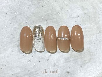 ユーケーネイル(uk nail)/シンプルアート6000円