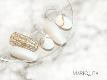 ネイルサロン マリキータ(MARIQUITA)/ミラー変形フレンチ