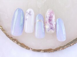 梅雨ネイル￥6980