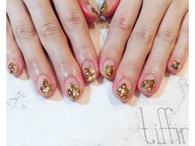 ネイルサロン ティフィン(tiffin)/キラキラクリアネイル