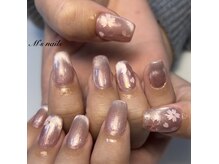 エムズネイル サベージ(M's nails Savage)/マグネット×桜