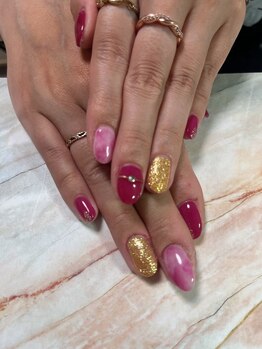 ステラネイル(Stela Nail)/ピンクネイル