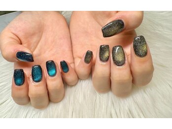 タムタムネイル 本厚木(Tam Tam Nail)/マグネットorフラッシュラメ