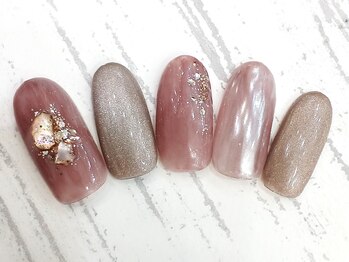 秋ネイル～マグネット