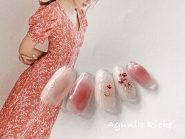 【押し花ネイル】