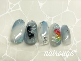 夏♪金魚ネイル2025