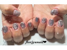 フロージュ ネイル(florjyu nail)/ストーンデザインnail