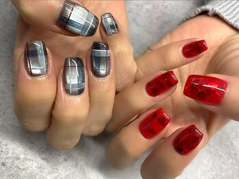 アンネ 伊丹店(ANNE)の写真/【パラジェル／持ち込みOK】アクセサリーや小物から着想を得た個性光るアートデザインで自分だけの指先に。