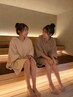 女性ペア割◆ドリンク・ポンチョ・KINUJO付き♪完ペキととのい120分