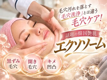 フルール(Fleur.)の写真/毛穴洗浄だけで満足してない？繰り返す黒ずみ毛穴に新発想ケア。エクソミアで、つるんと輝く韓国艶肌へ♪