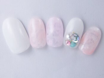 ネイルサロン ドレリッチ 大宮店(drerich)/ニュアンスマーブル