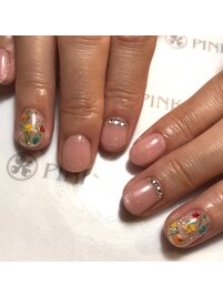 ～お花ネイル～