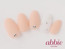 ネイルサロンアビー 北千住店(abbie)/パールビーズ　￥11550