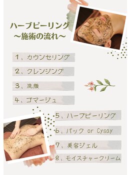 ハオン(HAON)/陶肌トリートメントの流れ