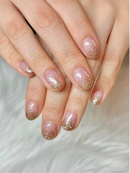 ラカ 長野駅前本店(LaKa)/ラメグラデーションネイル♪