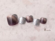 アイネイルズ 横浜EAST店(I-nails)/大人マグカラーフットネイル