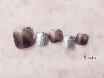 アイネイルズ 横浜EAST店(I-nails)/大人マグカラーフットネイル