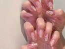 桜ネイル/ニュアンスフラワー/春