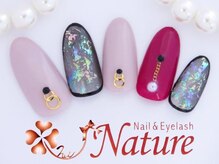 ナチュレ ネイルアンドアイラッシュ(Nature Nail & Eyelash)/定額デザイン☆￥8,532☆
