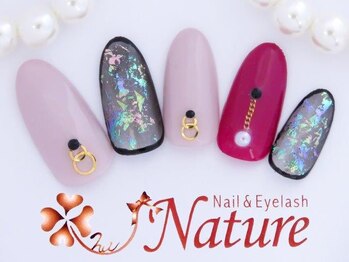 ナチュレ ネイルアンドアイラッシュ(Nature Nail & Eyelash)/定額デザイン☆￥8,532☆
