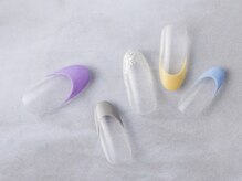 サンミーゴネイル 神戸店(Sunmego Nail)/カラフルフレンチネイル