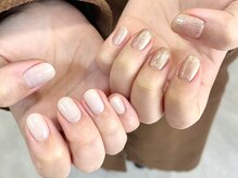 マニネイル 高の原店(mani nail)/右と左でカラーを変えて