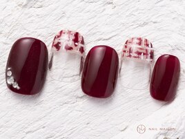 レッドツイードチェック¥6800