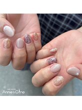 ネイルサロン アニーアンドジーノ シド(NAIL SALON Annie&Gino shido)/ツイードネイル♪♪