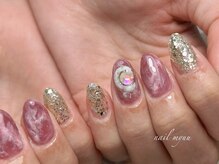ネイル ミュー(nail myuu)/定額デザイン【巳年パイソン柄】