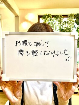 千葉駅前腰痛整体院/腰の痛みが軽くなりました！