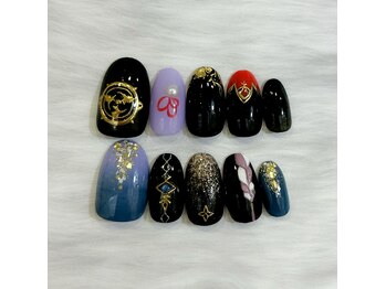 原神：散兵イメージ概念ネイル