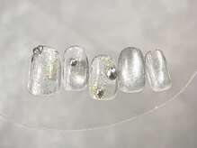 クレモアネイル 浦和店(CLEMORE NAIL)/クリアシルバーニュアンス