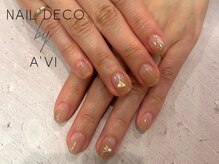 ネイルデコ(nail DECO)/ハンドジェル☆シンプルデザイン