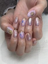 リジョイスネイル(REJOICE)/ayuri〈手描き〉